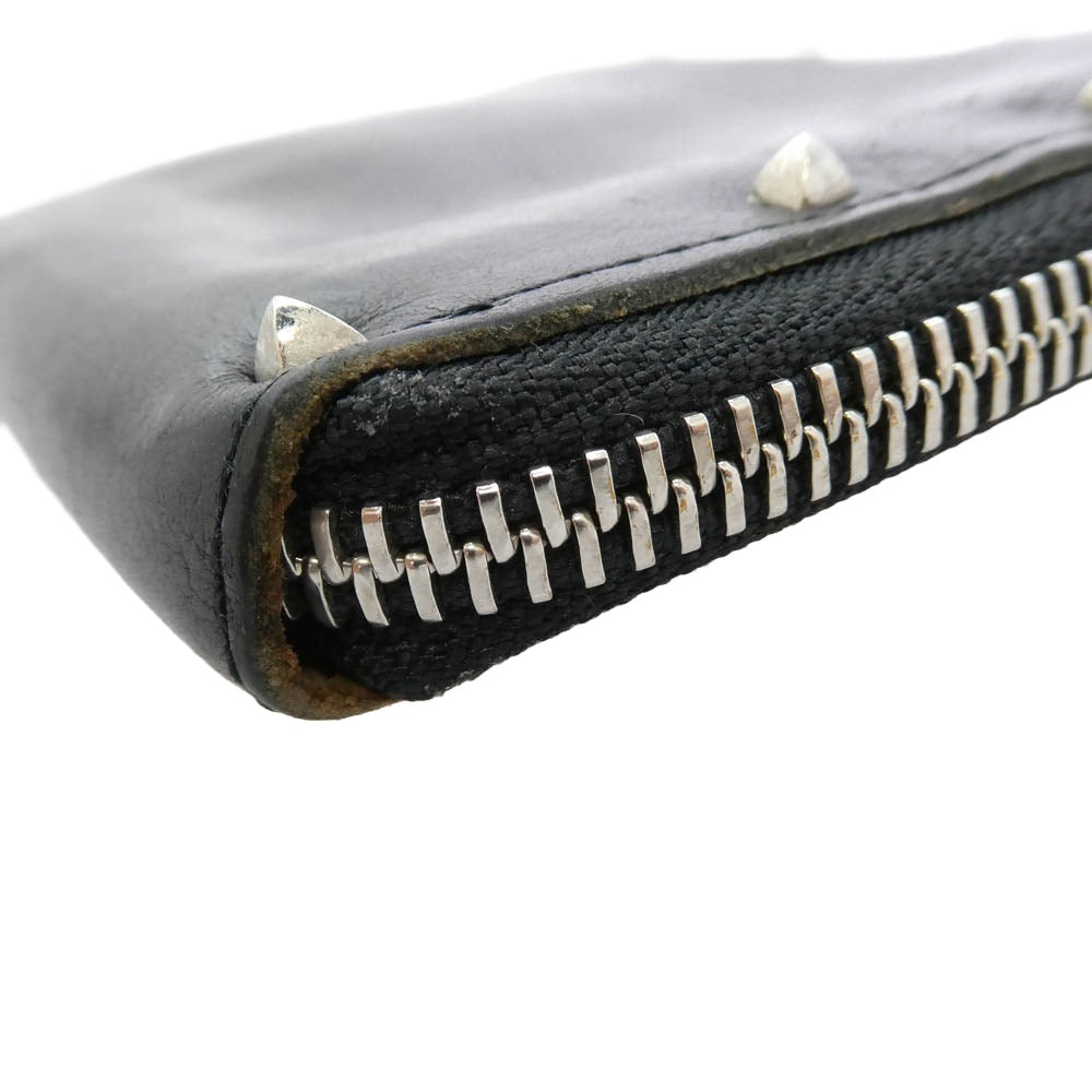 UNDERCOVER アンダーカバー スタッズ レザー ウォレット 財布 ブラック系【中古】