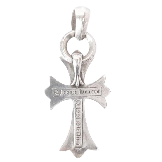 CHROME HEARTS クロムハーツ(原本無) CH CRS SML W BALE スモールCHクロス w/ベイル ペンダントトップ シルバー系【中古】