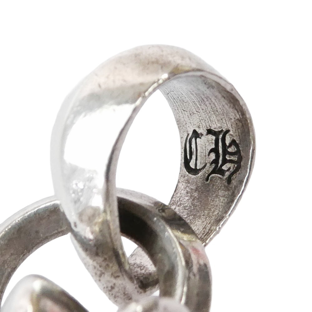 CHROME HEARTS クロムハーツ(原本無) CH CRS SML W BALE スモールCHクロス w/ベイル ペンダントトップ シルバー系【中古】