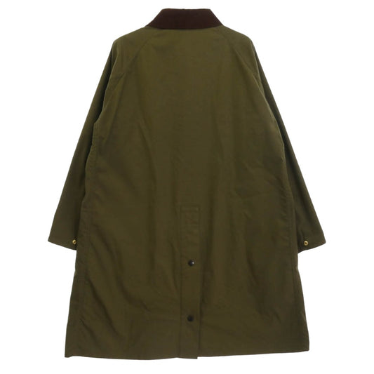 Barbour バブアー EDIFICE エディフィス 231MCAS064 OVERSIZED BURGHLEY オーバーサイズド バーレイ コート ジャケット カーキ系 40【中古】