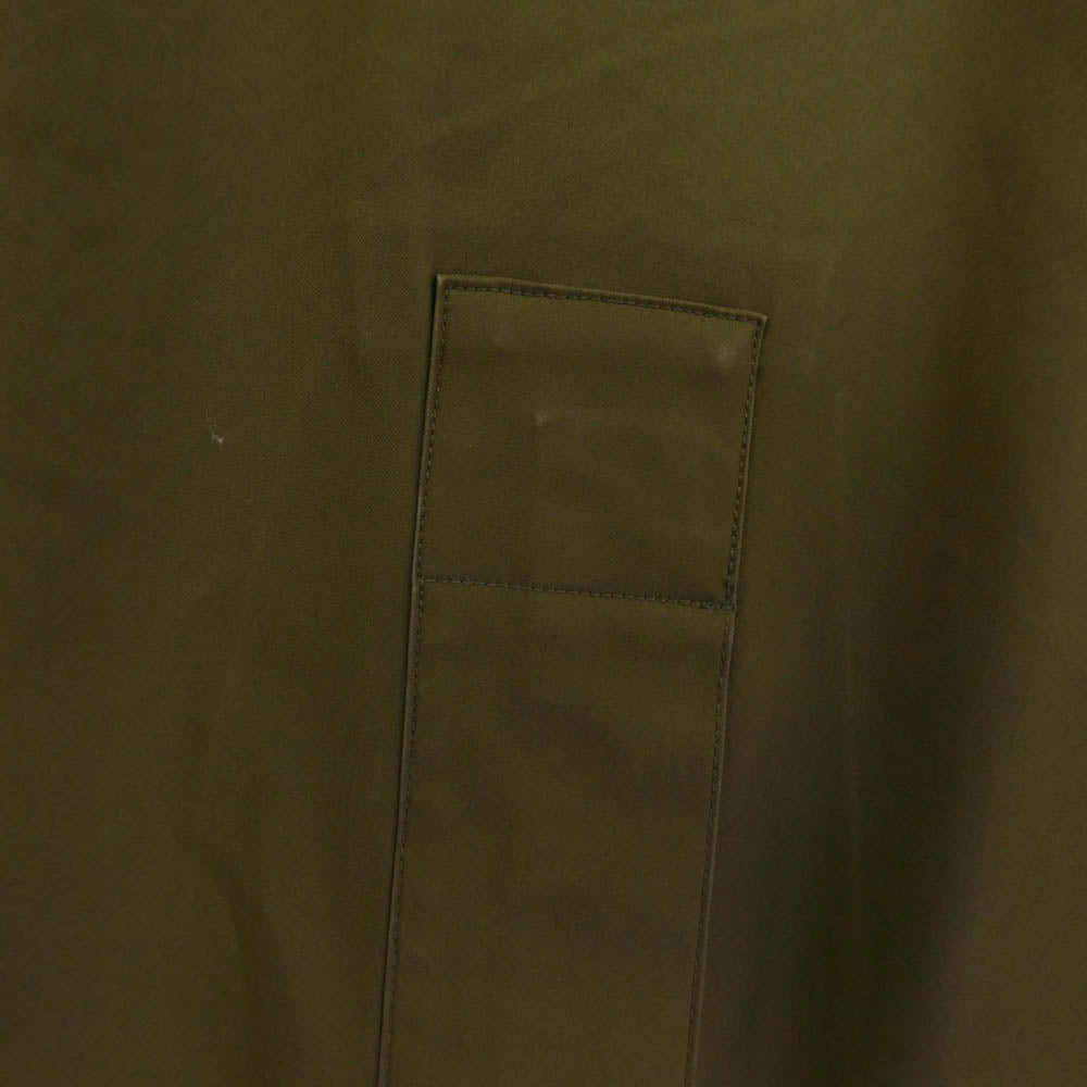 Barbour バブアー EDIFICE エディフィス 231MCAS064 OVERSIZED BURGHLEY オーバーサイズド バーレイ コート ジャケット カーキ系 40【中古】