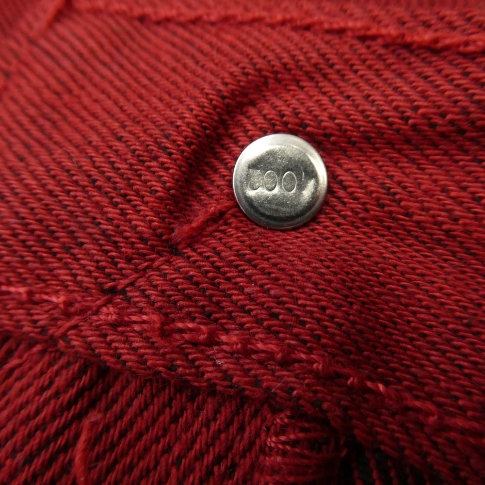 Levi's リーバイス 501 ボタンフライ ジーンズ デニムパンツ レッド系 W30【美品】【中古】