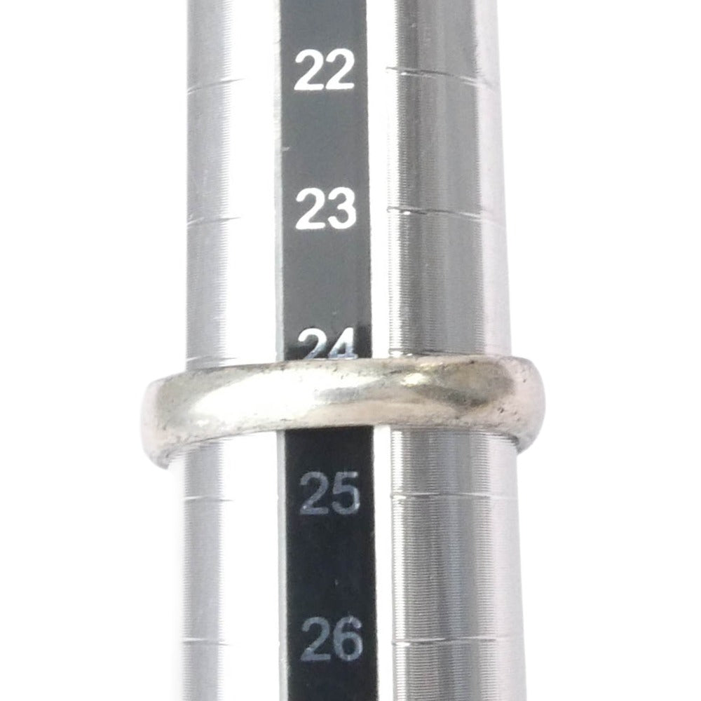 SAAD サード アラベスク スクエアタイプ シグネット リング 指輪 シルバー系 24.5号【中古】