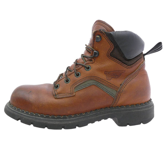 RED WING レッドウィング 2010年製 2226 USA製 スティールトゥ レザー ワークブーツ レッドウィング 純正インソール付 ダークブラウン系 ブラック系 26cm【中古】