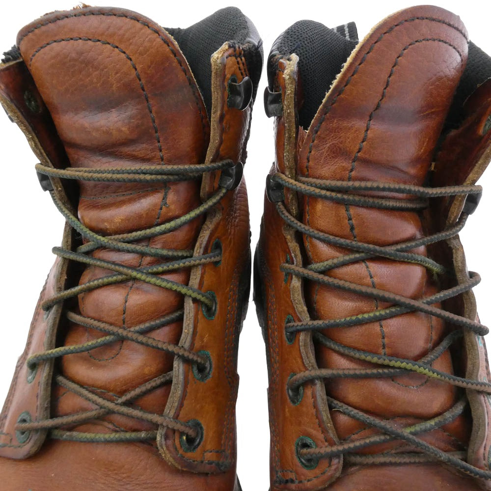 RED WING レッドウィング 2010年製 2226 USA製 スティールトゥ レザー ワークブーツ レッドウィング 純正インソール付 ダークブラウン系 ブラック系 26cm【中古】