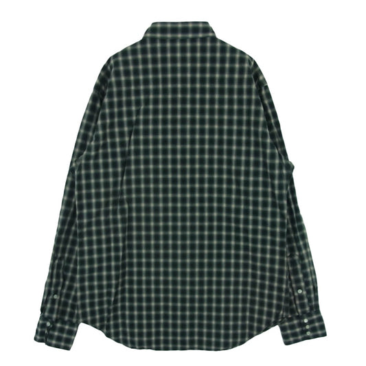 POLO RALPH LAUREN ポロ・ラルフローレン classic western チェック ウエスタン シャツ 長袖 ダークグリーン系 M【中古】