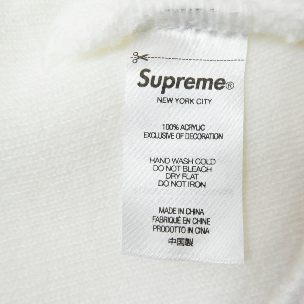 Supreme シュプリーム 23SS Motion Logo Beanie モーションロゴ ビーニー ニットキャップ 帽子 ホワイト系【美品】【中古】