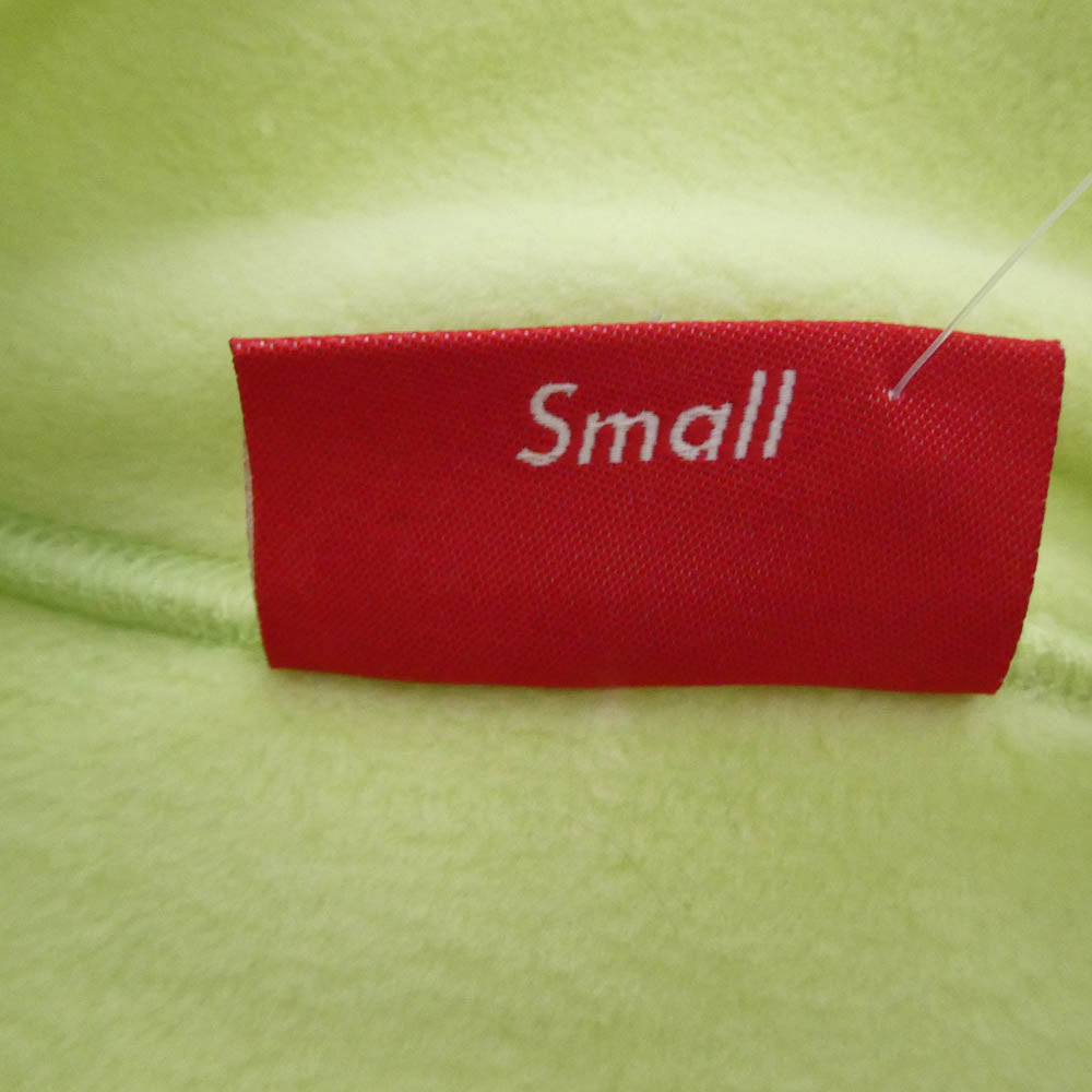 Supreme シュプリーム 22AW Polartec Mock Neck Pullover ポーラテック モックネック プルオーバー フリース ジャケット ライトグリーン系 S【美品】【中古】