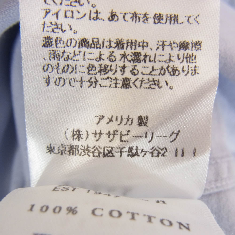 Frank&Eileen フランクアンドアイリーン 3520700146 Ron Herman別注 LUKE L/S SHIRT コットン 長袖シャツ ブルー系 M【中古】