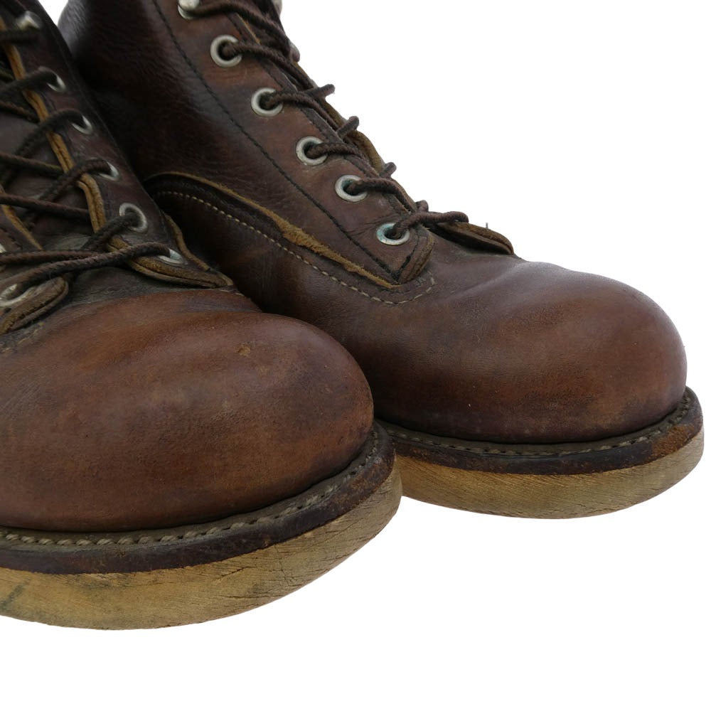 RED WING レッドウィング 2906 LINEMAN BOOTS ラインマン ブーツ ブラウン系 US8.5【中古】