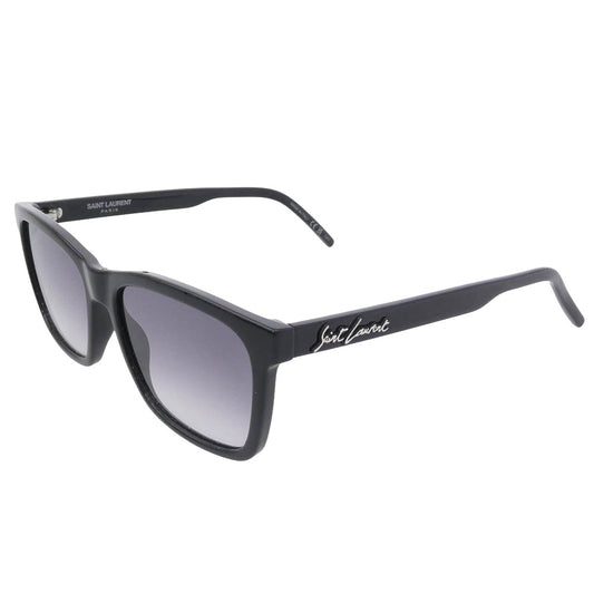 SAINT LAURENT サンローラン SL-318 001 ロゴ アイウェア サングラス フレーム:ブラック系 56□17-145【中古】