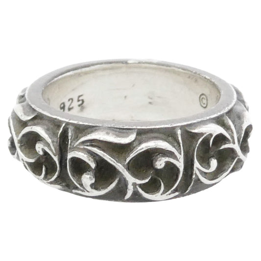 CHROME HEARTS クロムハーツ(原本無) ETRNITY VINE BAND エタニティ ヴァイン バンド リング シルバー シルバー系 約15.5号【中古】