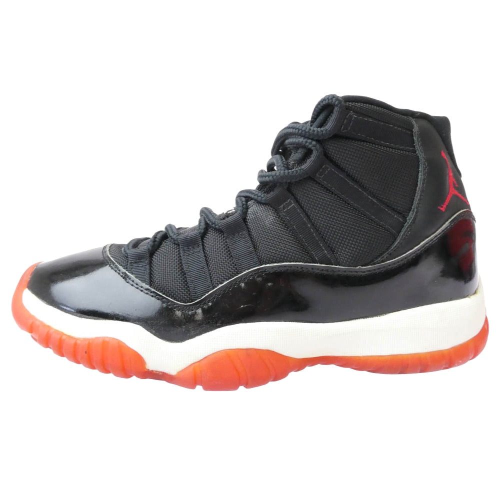 NIKE ナイキ 130245-062 96年製 AIR JORDAN 11 OG Playoffs エアジョーダン 11 プレーオフ ハイカット スニーカー ブラック系 27cm【中古】 NIKE ナイキ 130245-062 96年製 AIR JORDAN 11 OG Playoffs エア