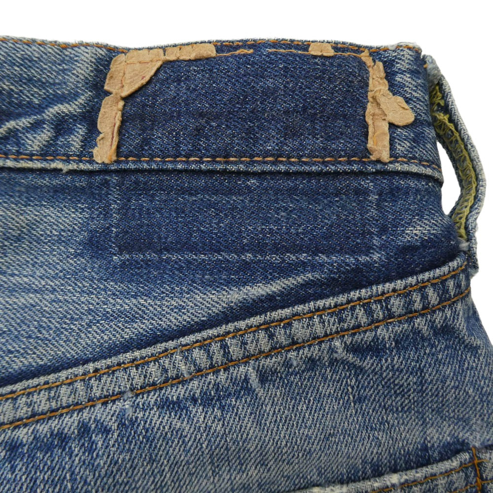 Levi's リーバイス 501 66前期 BIG E ボタン裏刻印6 平行ステッチ デニム パンツ インディゴブルー系 表記無し【中古】