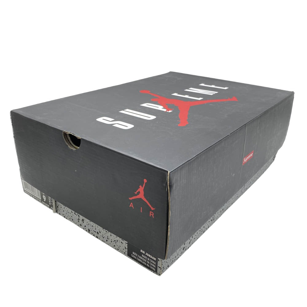 Supreme シュプリーム 824371-201 Air Jordan 5 Retro Desert Camo エアジョーダン 5 レトロ デザート カモ ハイカット スニーカー ベージュ系 ブラウン系 27cm【美品】【中古】