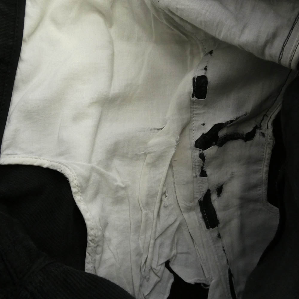 Rick Owens リックオウエンス 23AW RU02C7396-TB MASTODON CARGO マストドン カーゴ ドローストリング仕様 ブラック パンツ ブラック系 48【中古】