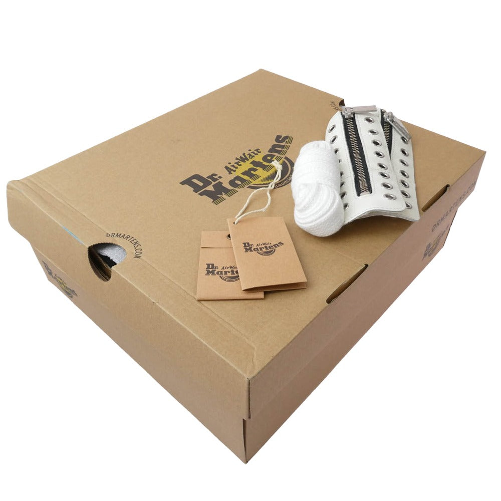 Dr.Martens ドクターマーチン 1460 ZIP WS BEX ZIP ジップ ベックス ホワイトステッチ 8 ホール ブーツ ホワイト系 US10【新古品】【未使用】【中古】