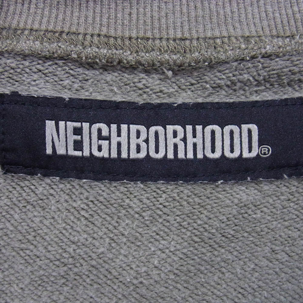 NEIGHBORHOOD ネイバーフッド 24AW 242FPMDN-CSM01S × MADNESS マッドネス SAVAGE SWEAT SHIRT カーキ系 XL【中古】