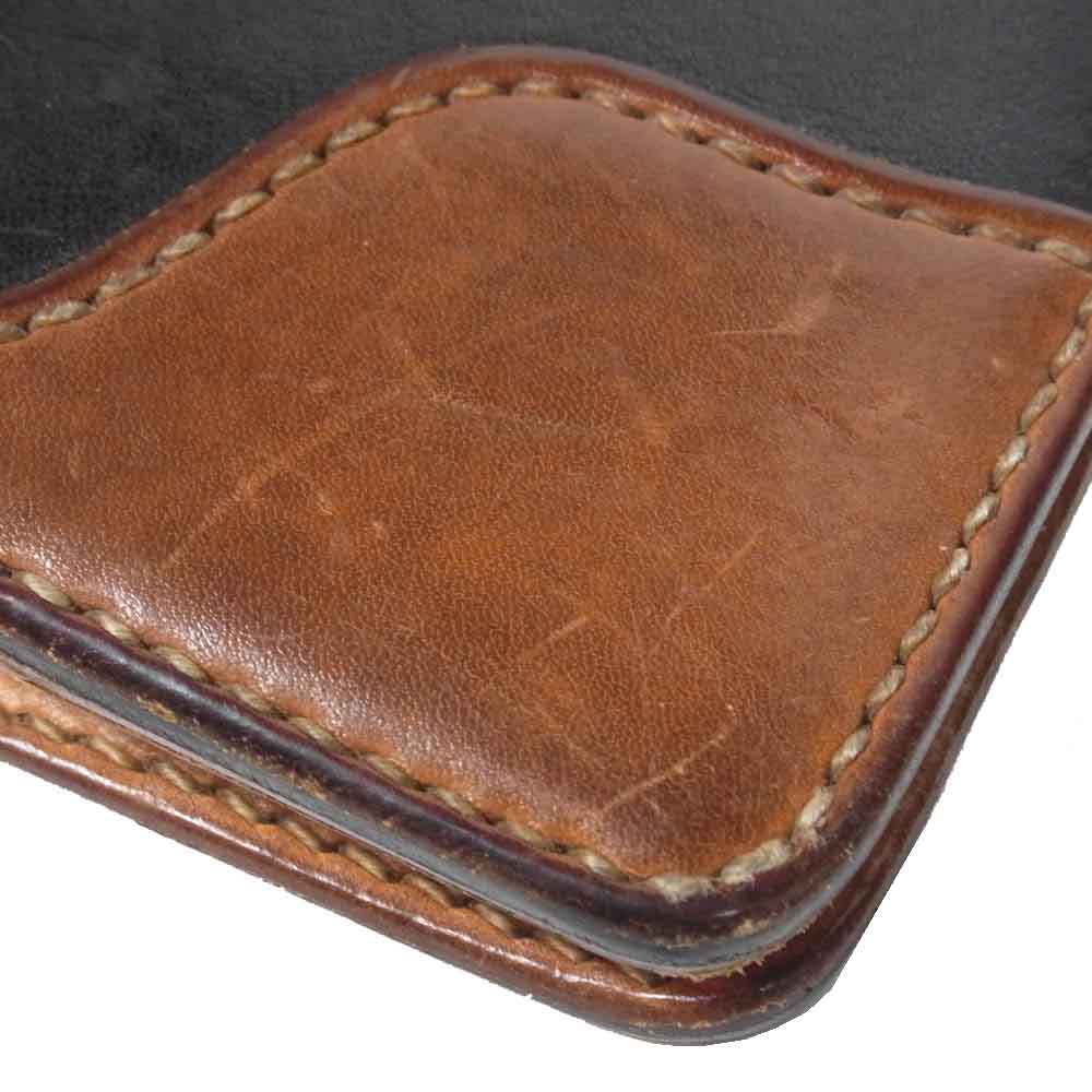 THE FLAT HEAD ザフラットヘッド LEATHER LONG WALLET ウォレット レザー ロープ付き レザー ロング ウォレット 長財布 ブラック系【中古】