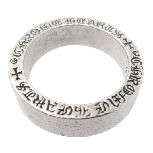 CHROME HEARTS クロムハーツ(原本無) 6mm SPACER PLN 6mm スペーサー プレーン シルバーリング シルバー系 14号【中古】