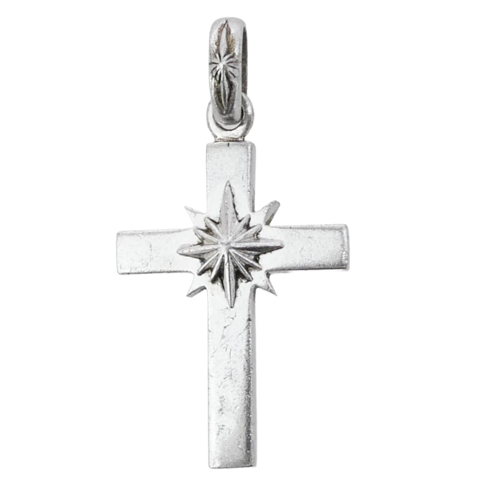 SAAD サード 太陽神 クロス ペンダントトップ シルバー系【中古