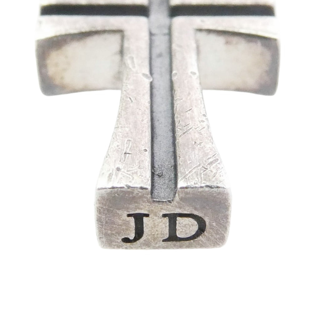 Justin Davis ジャスティンデイビス SPJ436 DOUBLE DATE ダブルデイト クロス ペンダントトップ シルバー系【中古】