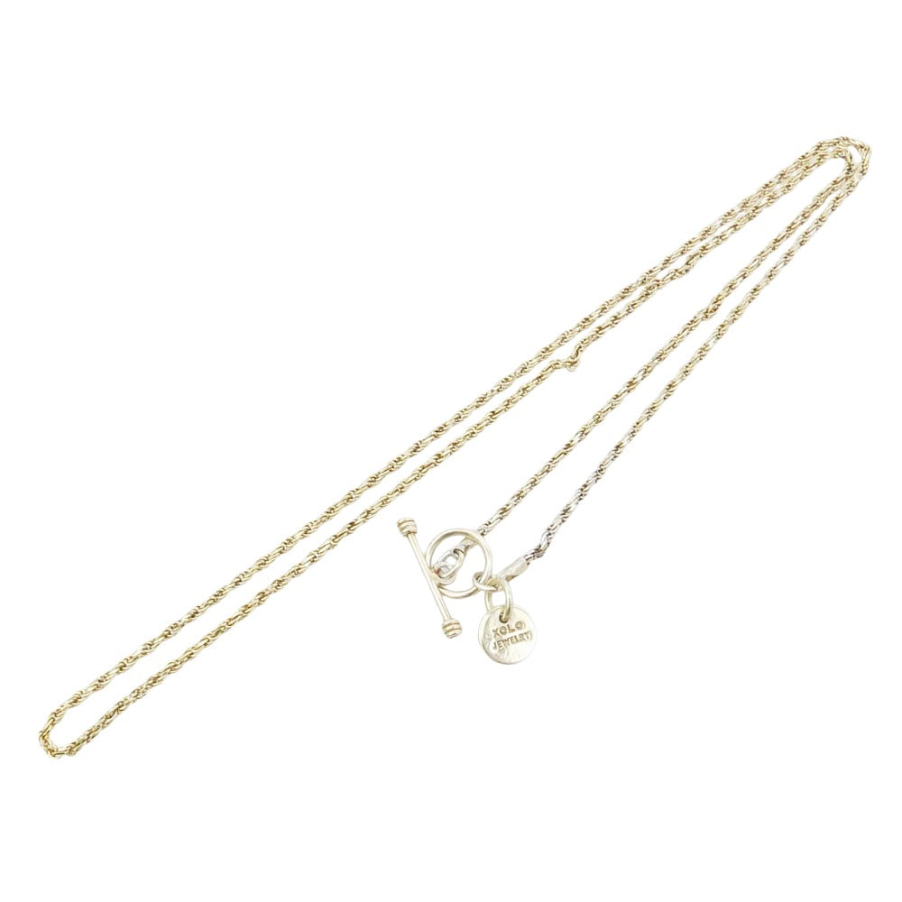 ショロ ジュエリー シルバー925 ネックレス ゴールド系【中古
