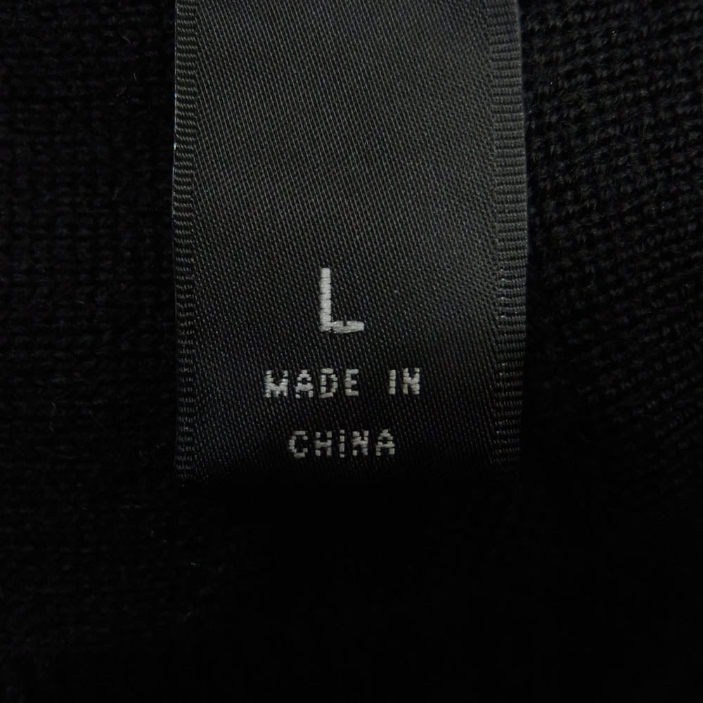 RALPH LAUREN ラルフローレン サマーニット ジップアップ ドライバーズ ニット カーディガン ブラック系 L【中古】