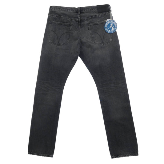 HYSTERIC GLAMOUR ヒステリックグラマー 26SS 02261AP06 MSR加工 スリム ストレート ジーンズ デニム パンツ グレー系 34inch【極上美品】【中古】