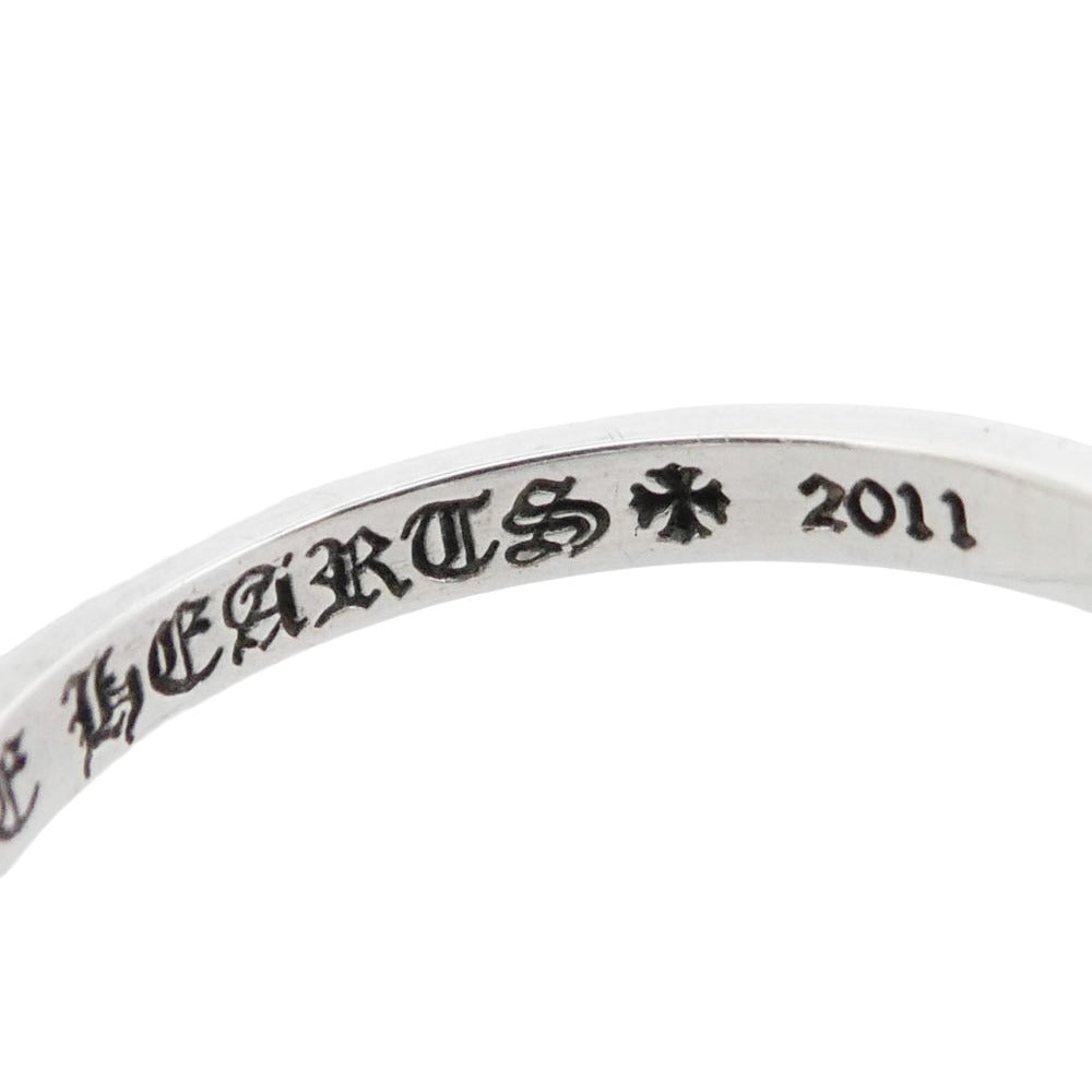 CHROME HEARTS クロムハーツ(原本無) BUBBLGM HEART バブルガムハート リング シルバー系 4号【中古】