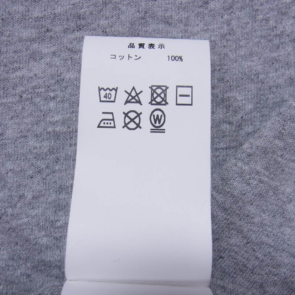 DESCENDANT ディセンダント 21SS HORIZON SS TEE バックプリント 半袖 Tシャツ グレー系 3【中古】
