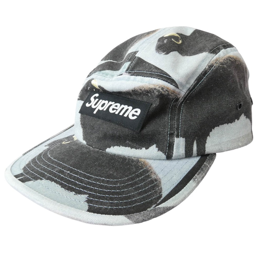 Supreme シュプリーム 25SS Damien Hirst Camp Cap ダミアンハースト キャンプ キャップ 帽子 グレー系 マルチカラー系 58【中古】 Supreme シュプリーム 25SS Damien Hirst Camp Cap ダミアンハースト