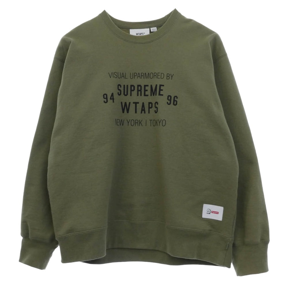 Supreme シュプリーム 21AW Crewneck クルーネック 長袖 スウェット 