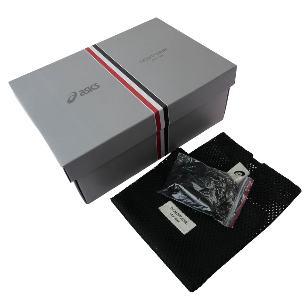 THOM BROWNE トムブラウン 【フェイクバスターズ鑑定済】×asics アシックス 12038110-001 ゲルカヤノ14 サイズ7 ブラック系 25cm【新古品】【未使用】【中古】