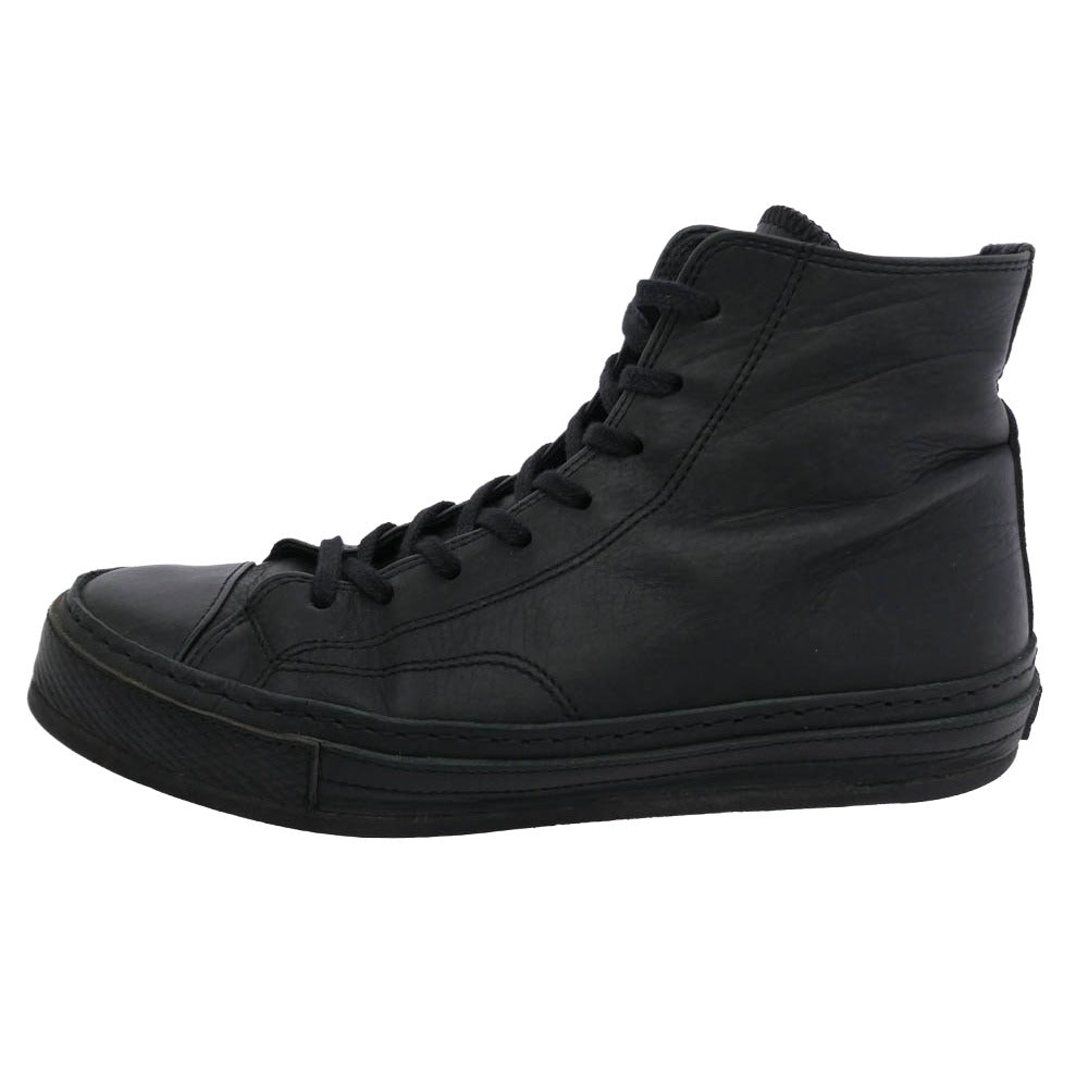 Hender Scheme エンダースキーマ mip-19 manual industrial products マニュアルインダストリアルプロダクツ レザー ハイカット スニーカー ブラック系【中古】 Hender Scheme エンダースキーマ mip-19 manual industrial