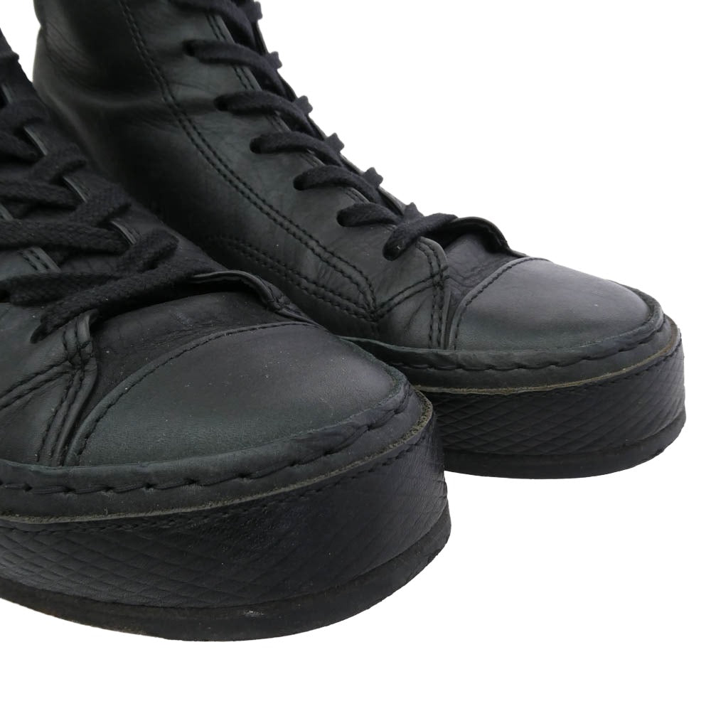 Hender Scheme エンダースキーマ mip-19 manual industrial products マニュアルインダストリアルプロダクツ レザー ハイカット スニーカー ブラック系 サイズ表記なし【中古】