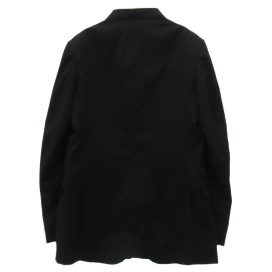 Yohji Yamamoto POUR HOMME ヨウジヤマモトプールオム 23AW HJ-J27-100 100番ウールギャバジン 左二重ラペル 3ボタン テーラード ジャケット ブラック系 2【中古】