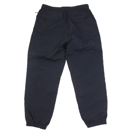 The Ennoy Professional ザ エンノイ プロフェッショナル 23SS SS23BRENPT01LV Nylon Pants シャカシャカ ロゴ刺繍 ナイロン トラックパンツ ブラック系 L【中古】