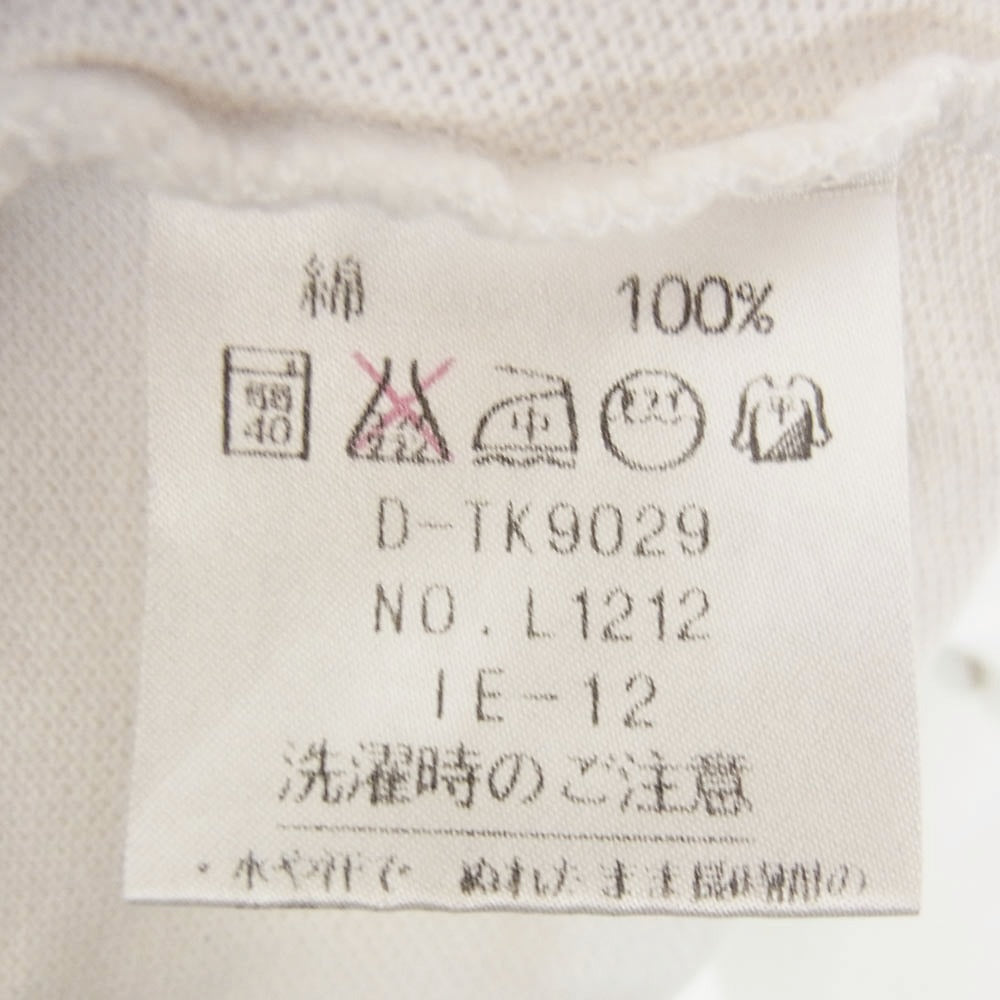 LACOSTE ラコステ CHEMISE ロゴワッペン 半袖 ポロシャツ ホワイト系 4【中古】