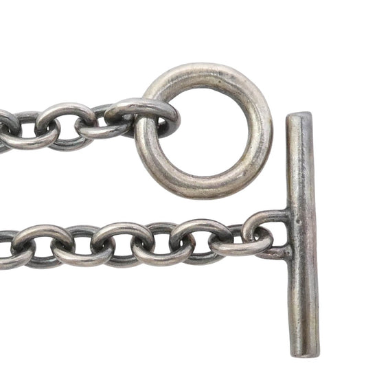 GABOR ガボール Gaboratory ガボラトリーホールディング ギャランティ付属 4.7Chain & 1/8 Classic T-bar Necklace 4.7チェーン クラシックTバー ネックレス 55cm シルバー系【中古】