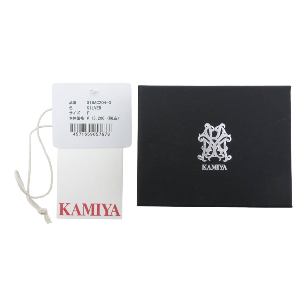 カミヤ G16AC204-0 DARKNESS Necklace Brass 真鍮 ダークネス ネックレス シルバー系【極上美品】【中古】