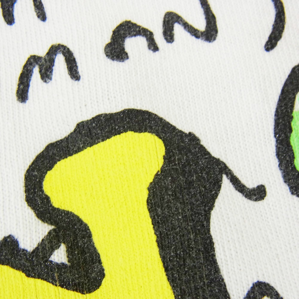 SAINT MICHAEL セントマイケル 26SS SM-MK5-0000-C02 Jamie Reid JR S/S T-SHIRT MASK 半袖 Tシャツ カットソー ホワイト系 L【美品】【中古】