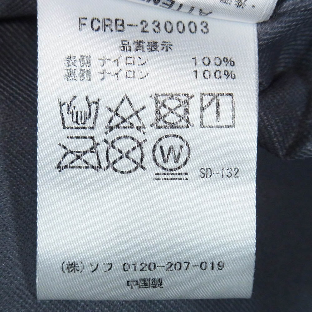 F.C.R.B. エフシーアールビー 23SS FCRB-230003 3LAYER WARM UP JACKET マウンテンパーカー ジップアップ ジャケット ブラック系 M【中古】