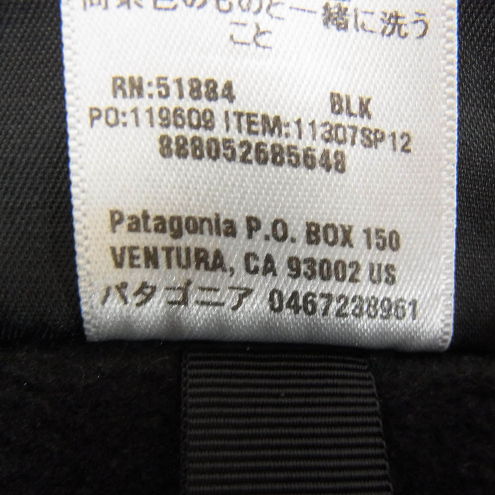 patagonia パタゴニア 12SS 11307 SYNCHILLA シンチラ フリース ジップアップ ジャケット ブラック系 XL【中古】