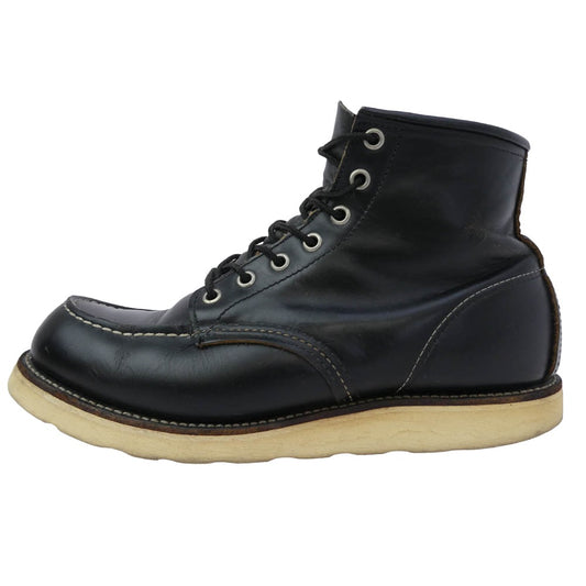 RED WING レッドウィング 8179 6inch Classic Moc 6インチ モックトゥ ブーツ ブラック系 8.5【中古】