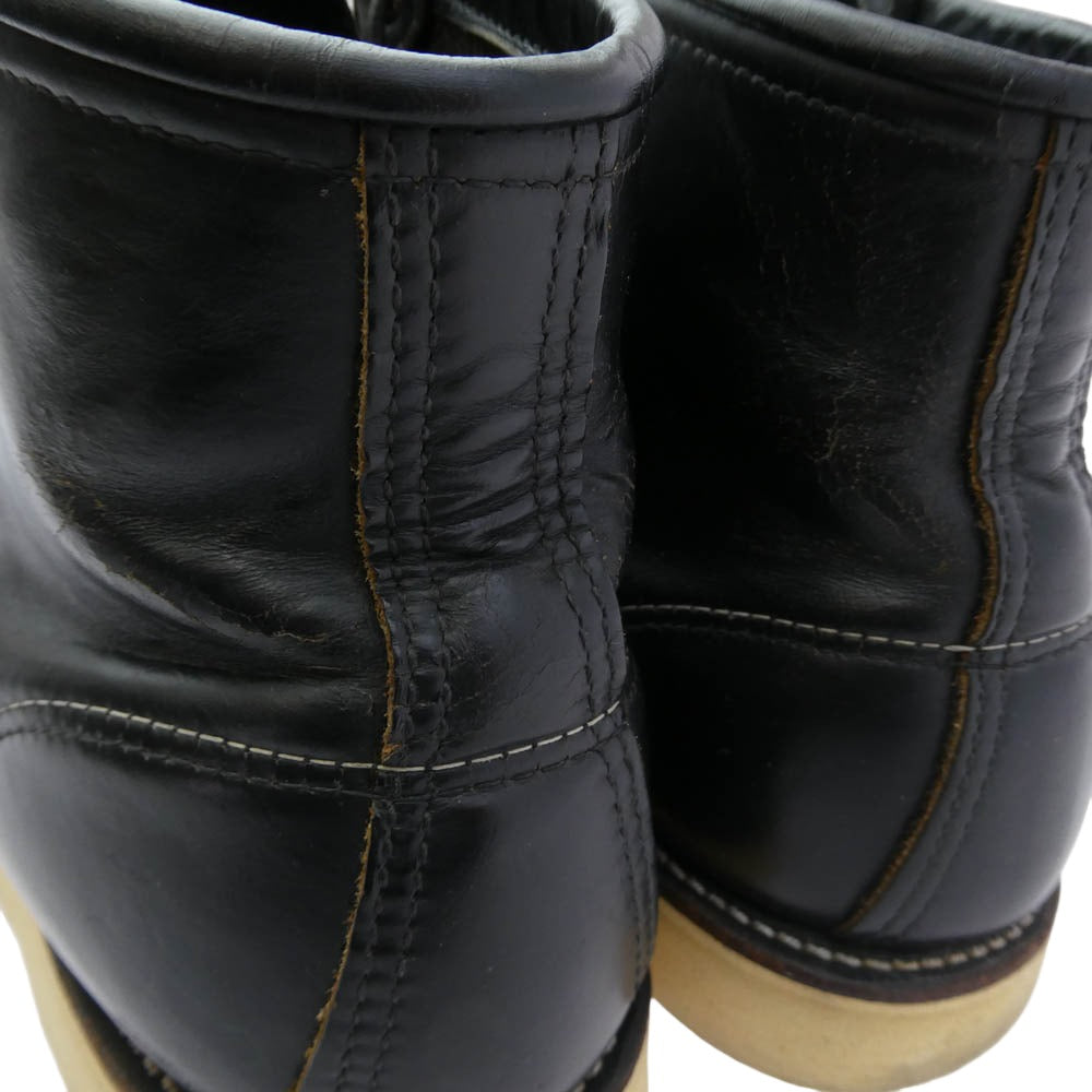 RED WING レッドウィング 8179 6inch Classic Moc 6インチ モックトゥ ブーツ ブラック系 8.5【中古】