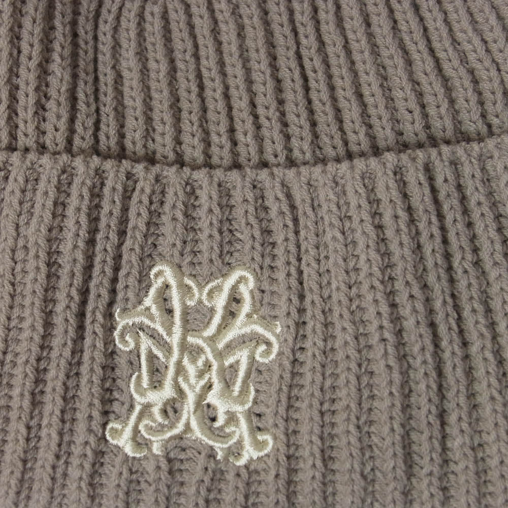 カミヤ CA4LA カシラ G16CA106-0 CA4LA カシラ KMY BEANIE ビーニー ニット帽 ニットキャップ ベージュ系 F【新古品】【未使用】【中古】