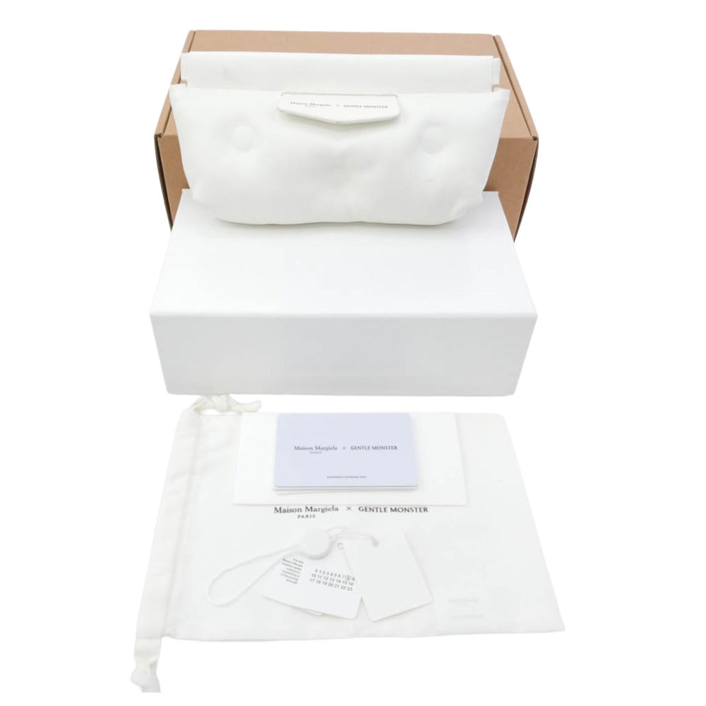 MAISON MARGIELA メゾンマルジェラ GENTLE MONSTER ジェントルモンスター 4つタグ サングラス アイウェア ブラック系 52□21-145【中古】