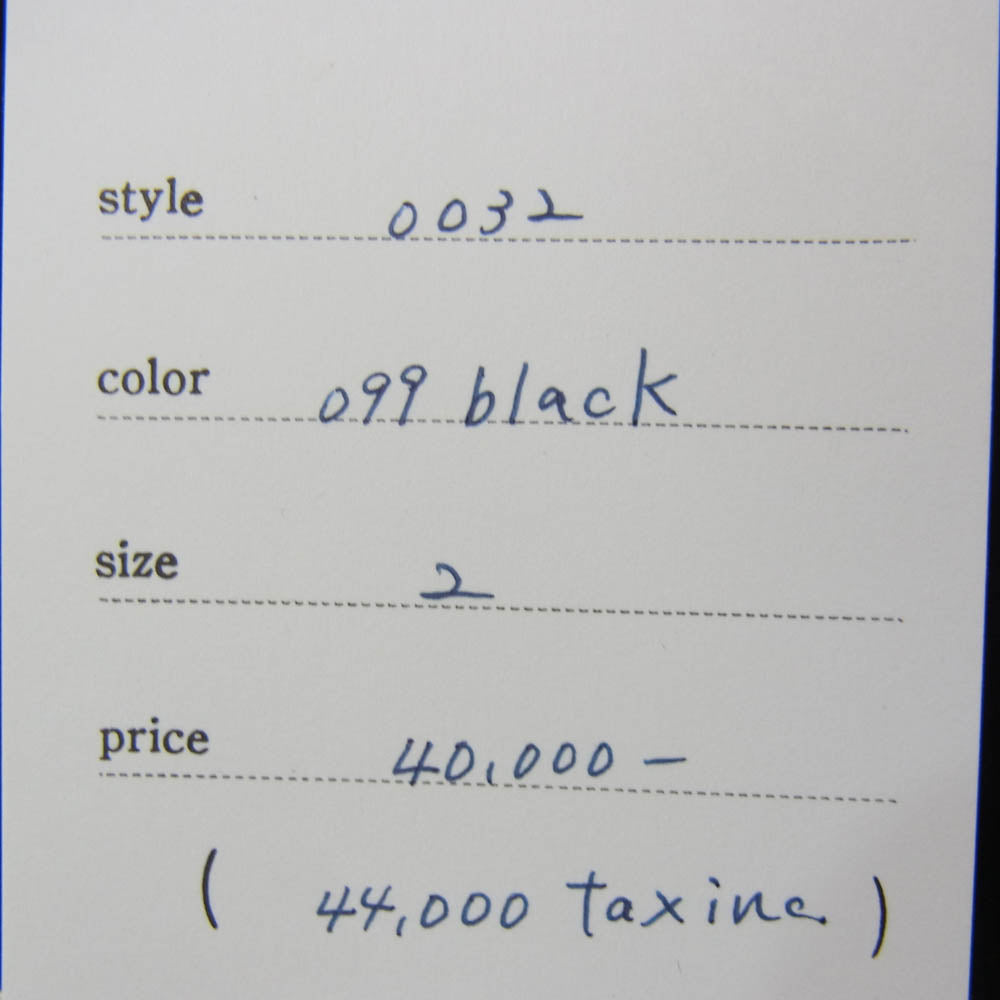 ツキ 0032 TYPE-C タイプC ブラックデニム デニムパンツ ジーンズ ブラック系 2【中古】