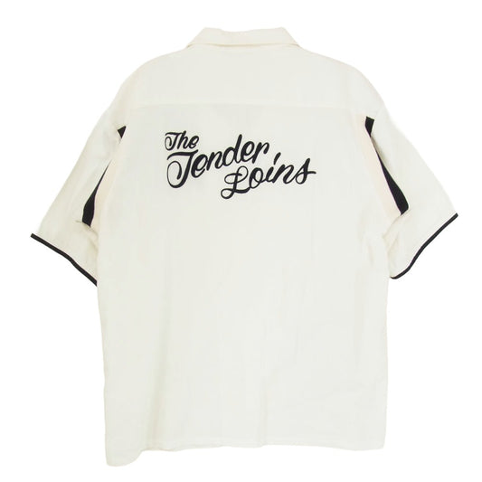 TENDERLOIN テンダーロイン T-BOWL SHT S 半袖 ボーリング シャツ ホワイト系 L【中古】